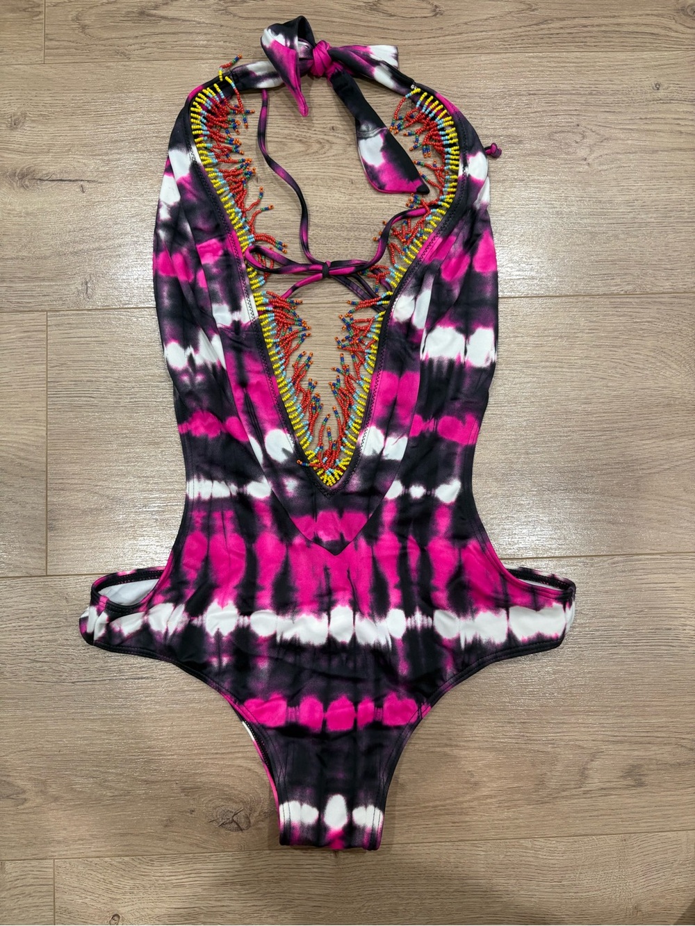 Vintage Billabong Runway beaded one piece